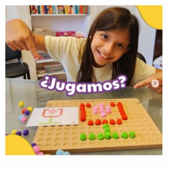 Tablero 100 Pompones
